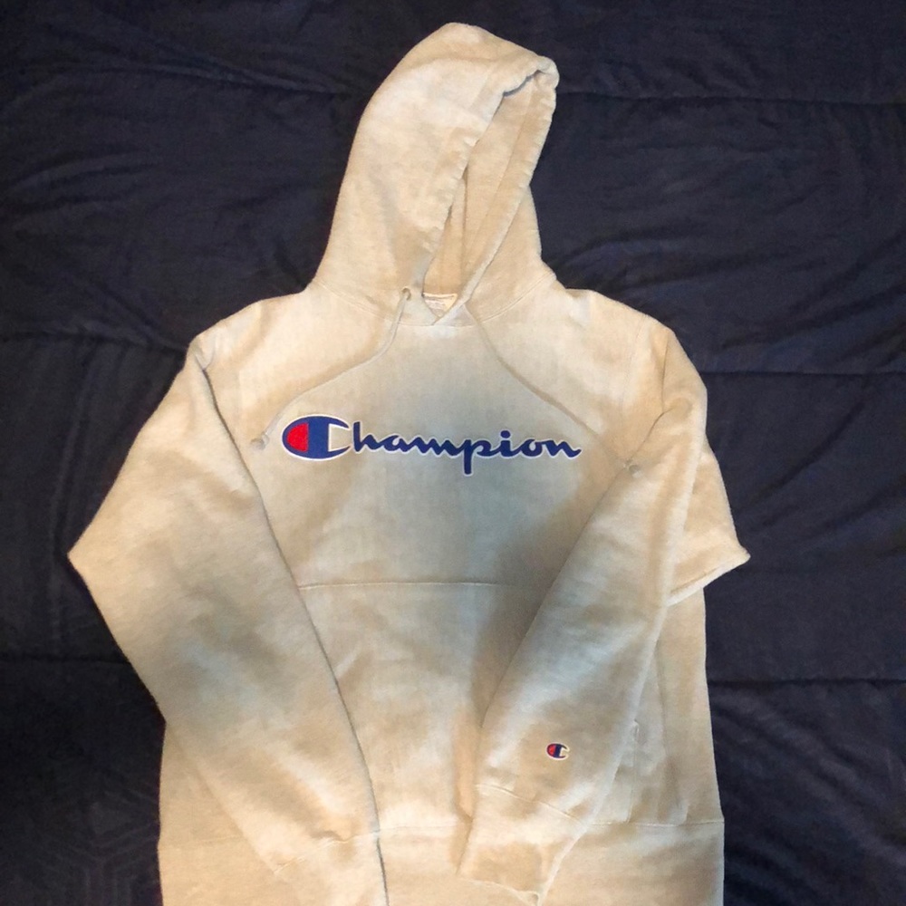Champion hoodie size Small but fits like a large
